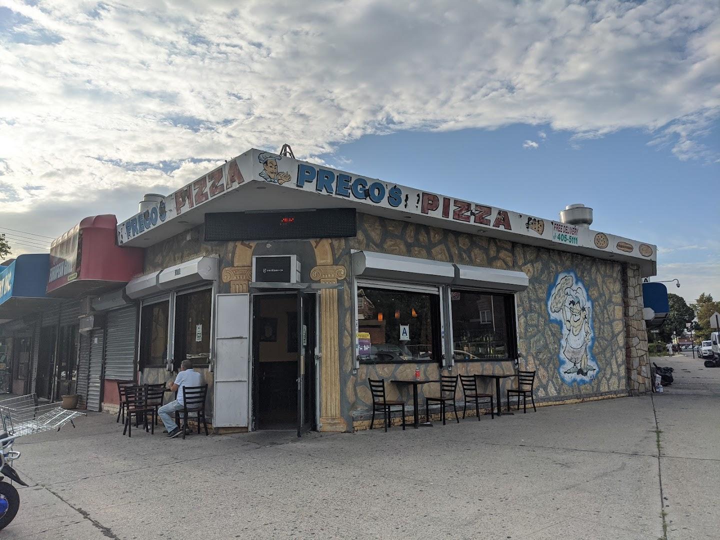 Prego's Pizza Menu